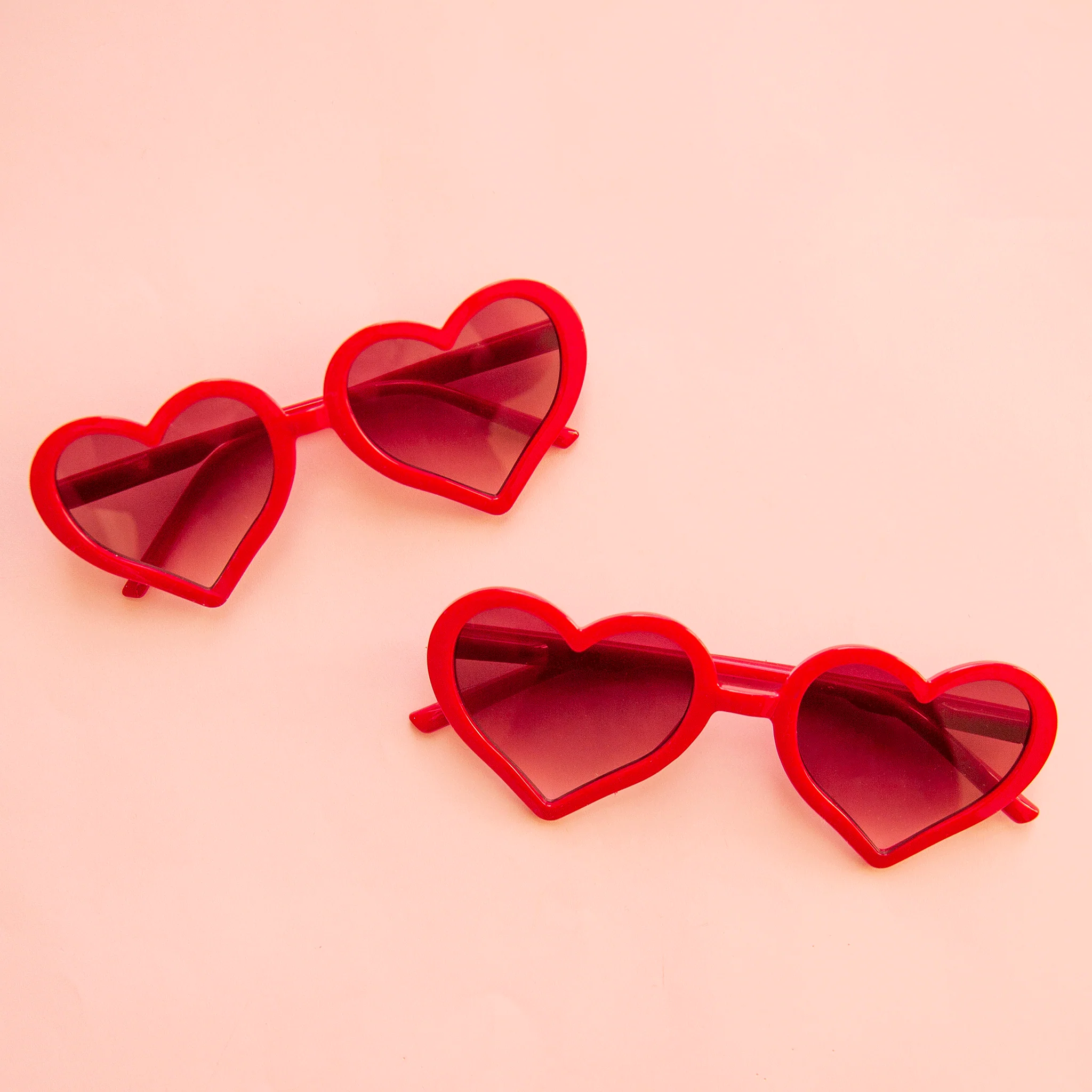 Adult Heartbreaker Sunglasses | Red - Image 5